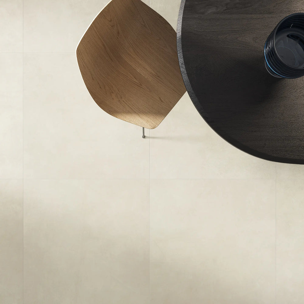 Laurieton Gloss Ivory Ceramic Tiles 200x200mm