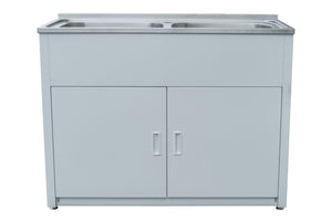 ZENMO Sinks LD 1250 1160L*500W*870Hmm LAVASSA Double 45L Laundry Cabinet