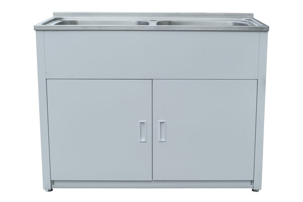ZENMO Sinks LD 1250 1160L*500W*870Hmm LAVASSA Double 45L Laundry Cabinet