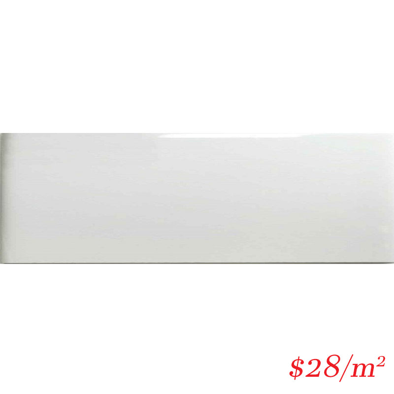 LEO0010   GLOSS WHITE 100X300MM