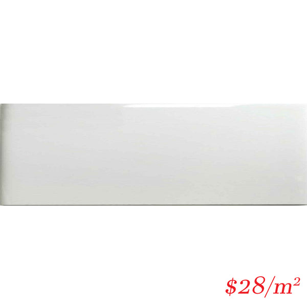 LEO0010   GLOSS WHITE 100X300MM