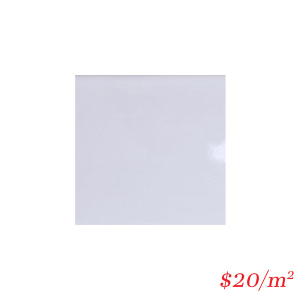 LEO0014 PLAIN WHITE GLOSS 200*200MM