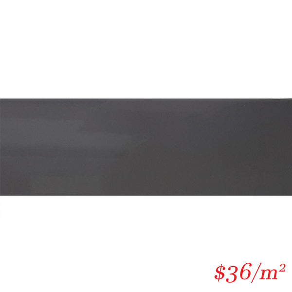 LEO0028 SUBWAY GLOSS DARK GREY 100X300MM