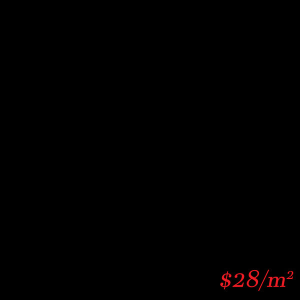 LEO0032 BLACK GLOSS 200X200MM