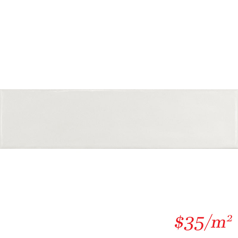 LEO0050 LODGE SUBWAY GLOSS WHITE 75X300MM