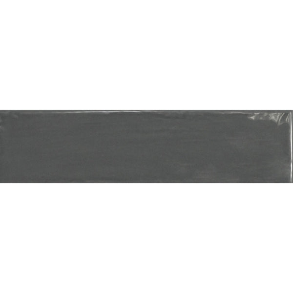 LEO0053 LODGE SUBWAY GLOSS DARK GREY 75X300MM