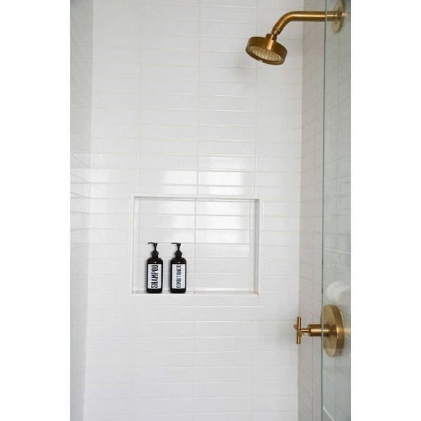 LEO Gloss White Subway Tile 100x400mm