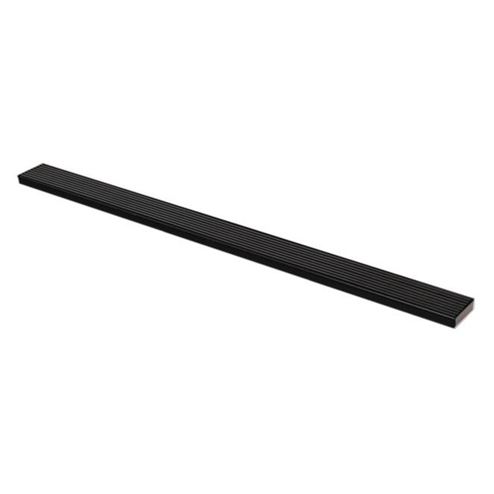LGFD-B BLACK LINEAR SHOWER GRATE FLOOR WASTE 600/800/900/1000/1200MM