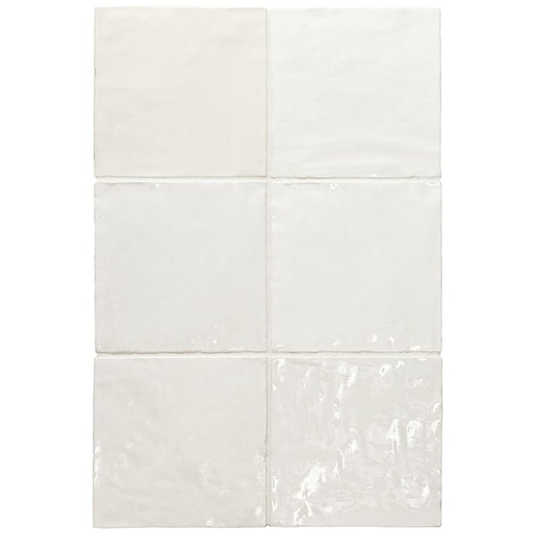 DSS Tile La Riviera Blanc Gloss Subway Tile 132X132mm Made In Spain