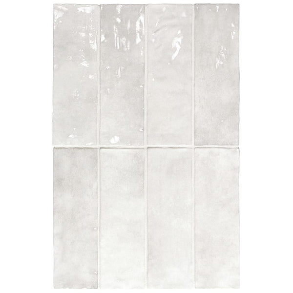 DSS Tile La Riviera Blanc Gloss Subway Tile 65X200mm Made In Spain