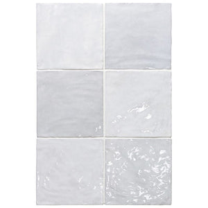 DSS Tile La Riviera Gris Nuage Gloss Subway Tile 132X132mm Made In Spain