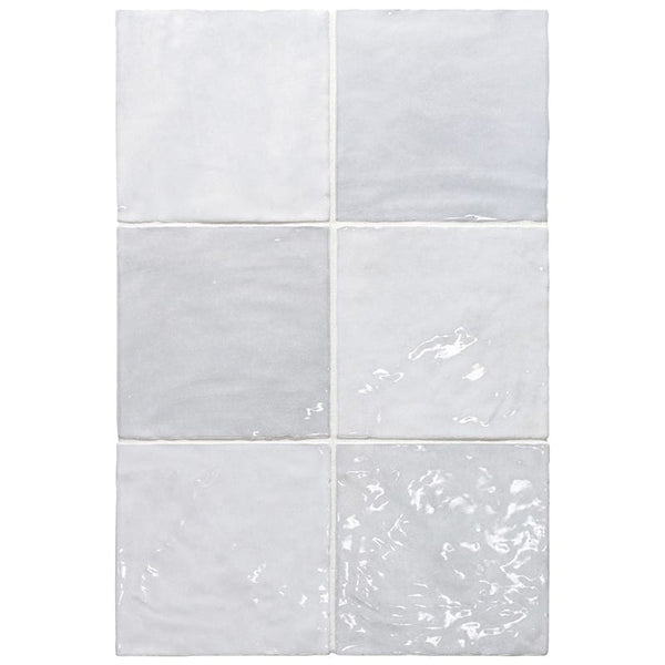 DSS Tile La Riviera Gris Nuage Gloss Subway Tile 132X132mm Made In Spain