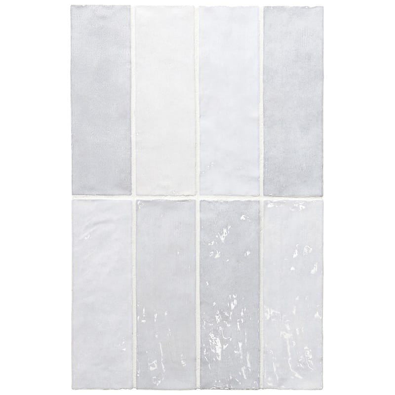 La Riviera Lavanda Blue Gloss Subway Tile 65X200mm Made In Spain
