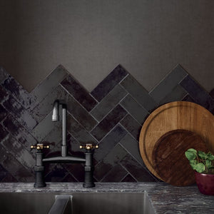 DSS Tile La Riviera Tourmaline Gloss Subway Tile 65X200mm Made In Spain