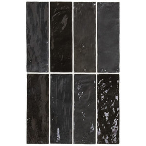 DSS Tile La Riviera Tourmaline Gloss Subway Tile 65X200mm Made In Spain