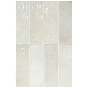 DSS Tile La Riviera Vert Gloss Subway Tile 65X200mm Made In Spain