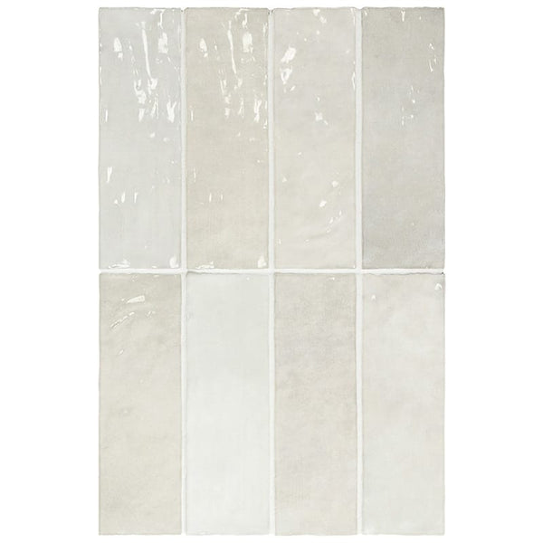 DSS Tile La Riviera Vert Gloss Subway Tile 65X200mm Made In Spain