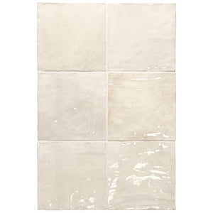 DSS Tile La Riviera Wheat Gloss Subway Tile 132X132mm Made In Spain