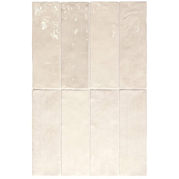 DSS Tile La Riviera Wheat Gloss Subway Tile 65X200mm Made In Spain