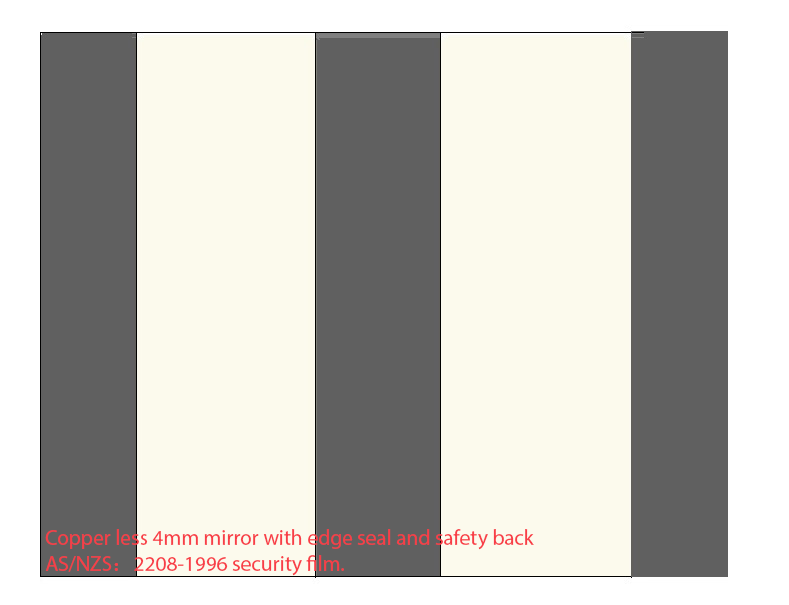 KDK- PM6075 PLAIN MIRROR 600*750MM