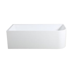 Corner MWBT-6L-1700-580 Left Corner BTW Bathtub  Matte White Non Overflow 1700*730*580mm