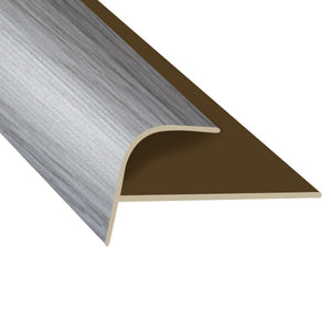 Timber Flooring Metal Senior Stair Trim - LIGHT GREY