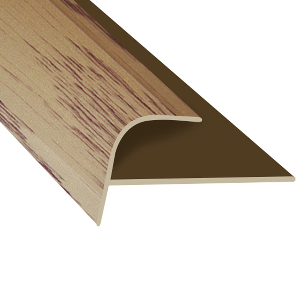 Timber Flooring Metal Senior Stair Trim - LIGHT OAK
