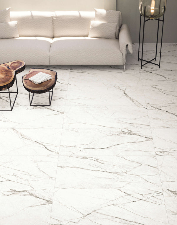 Everstone Tile Lumia Volterra Blanco Natural Finish 1200x1200mm