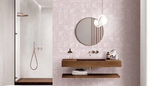 SWC Tile Luxe Blush Pink Matt Subway Tile 100x100x9mm