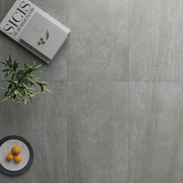 DSS Tile MAC0042 ASPEN CHARCOAL MATT RECTIFIED 600X600MM AS04