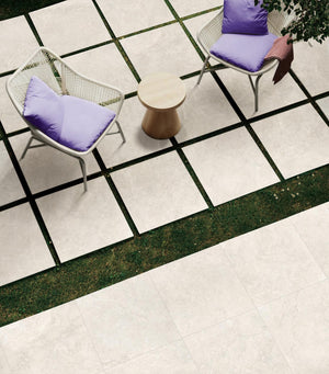 DSS Tile MAC0063 TRAVERPRO WHITE CROSS CUT MATT TR01C 600X600X10MM