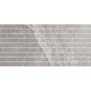 MAC0076 PIETRA LEADEN STRIP MOSAIC 28X600MM STRIPS 300x600X10 PT03M4