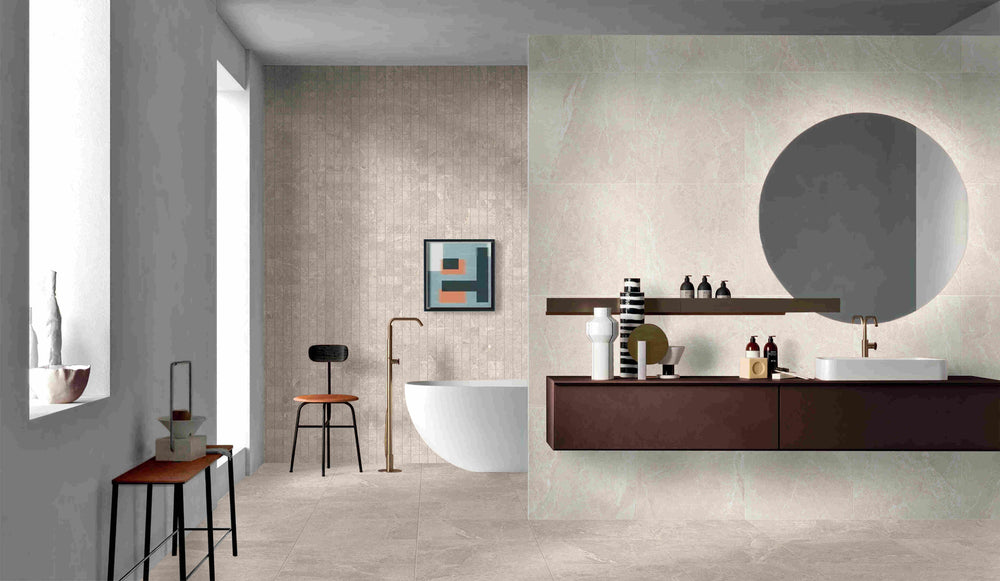 MAC0083 PIETRA SAND TUMBLE MOSAIC 48X48 298X298MM PT02M7