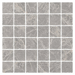 MAC0084 PIETRA LEADEN TUMBLE MOSAIC 48X48 298X298MM PT03M7