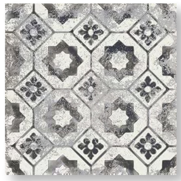 MARI0029   MAIOLICHE CEMENTINE 10 NERA 200X200MM NOVMAIO10 MADE IN ITALY