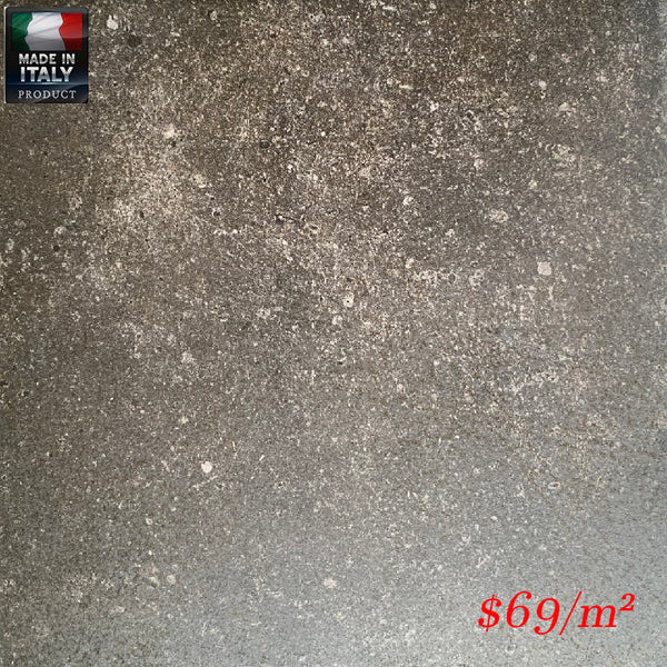 MARI0031   MAIOLICHE CEMENTINE 900 NERO PLAIN 200X200MM NOVNE MADE IN ITALY