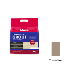 Maxisil Premium Grout - TRAVERTINE 5KG