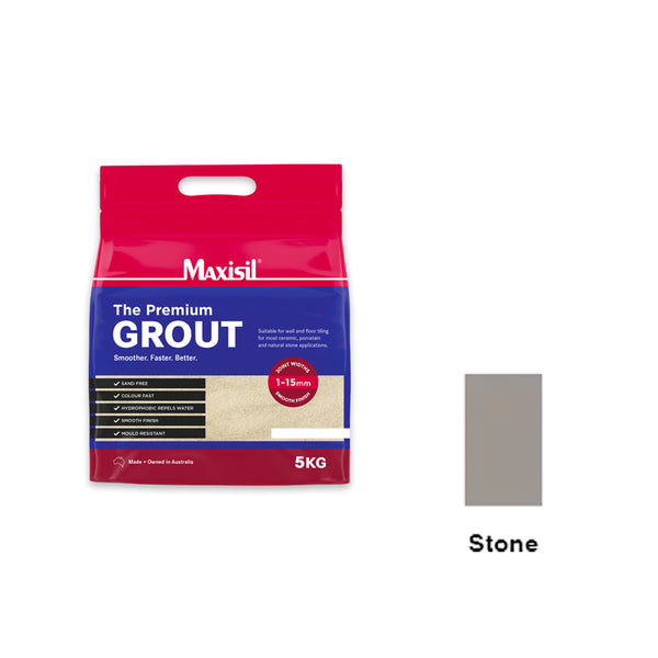 Maxisil Premium Grout - STONE 5KG