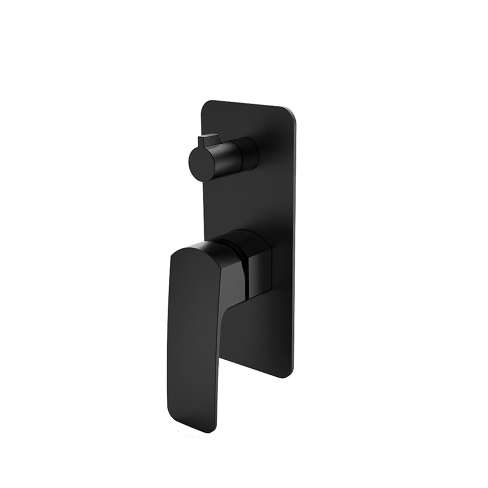 WT 3509MK BRAVO-II Shower Mixer with Diverter in Matte Black