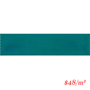 MERTEG13 HAM07G-W MEREWEATHER TEAL WAVY GLOSS 68X280MM