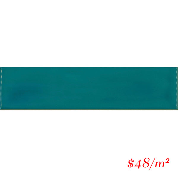 MERTEG13 HAM07G-W MEREWEATHER TEAL WAVY GLOSS 68X280MM