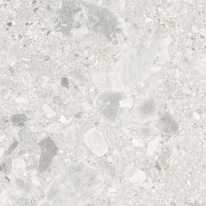 DSS Tile MG0001	VERONA WHITE TERRAZZO MATT RECTIFIED 600X600MM TZ6001
