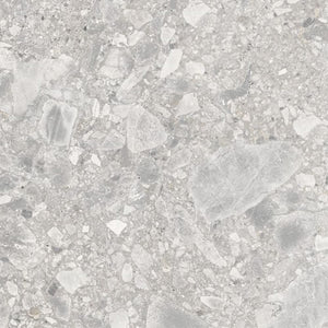 DSS Tile MG0002	VERONA SILVER TERRAZZO MATT RECTIFIED 600X600MM TZ6002