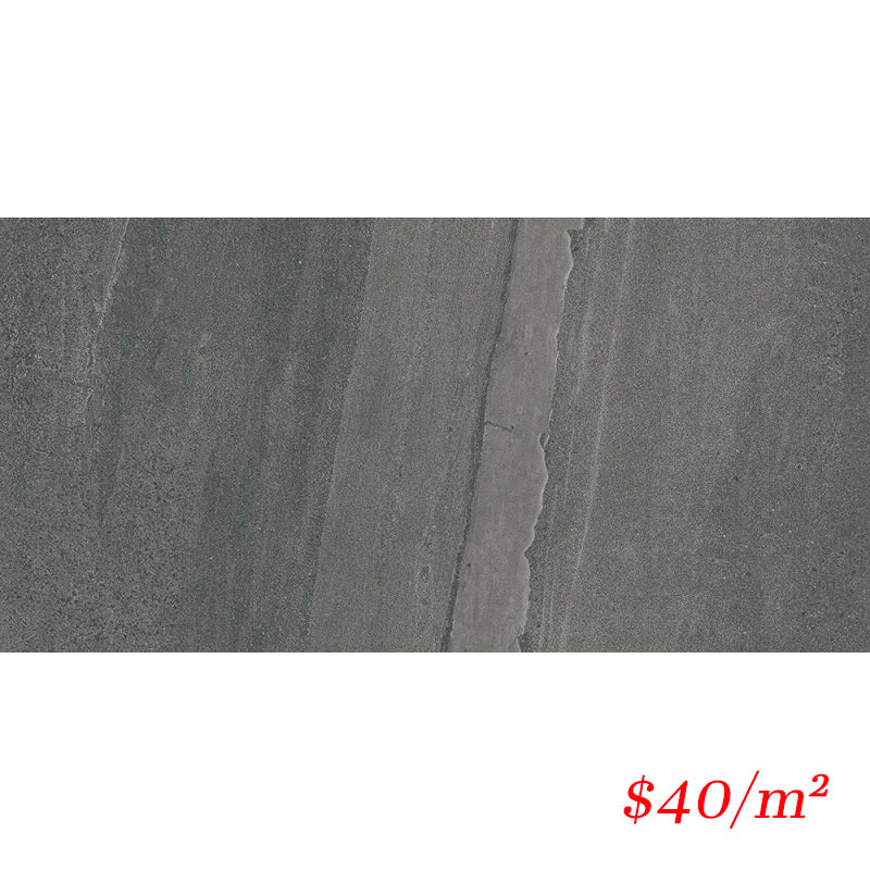 MNR DGY36S MINERAL DARK GREY 300X600MM P4 EXTERNAL