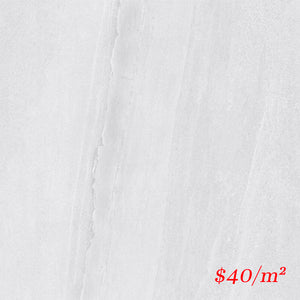 MNR WHT60L MINERAL WHITE 600X600MM LAPPATO