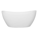 Evie EBT1660MW Free Standing Bathtub Matte White Non Overflow 1660*780*690mm