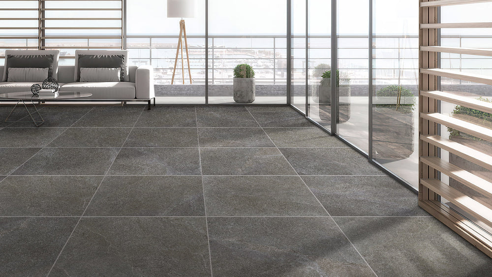 MAGIC STONE CHARCOAL 600X600 MATT SMOOTH GRIP