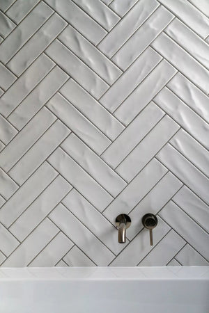 STI Tile Marlow Cloud Gloss Subway Tile 75x300mm