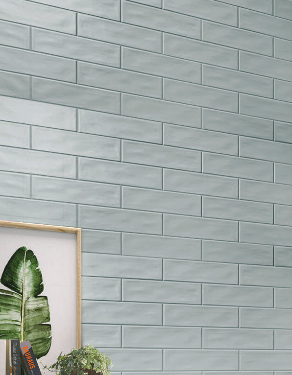 STI Tile Marlow Ocean Blue Gloss Subway Tile 75x300mm
