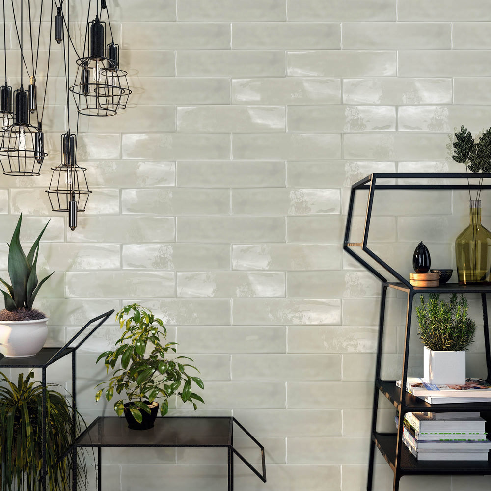 Marlow Smoke Gloss Subway Tile 75x300mm